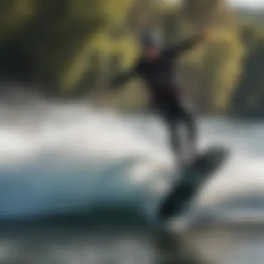 Visualization of wakeboarding physics