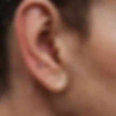 Anatomy of the Ear: Water Retention Explained Diagram illustrating the anatomy of the ear with water retention.