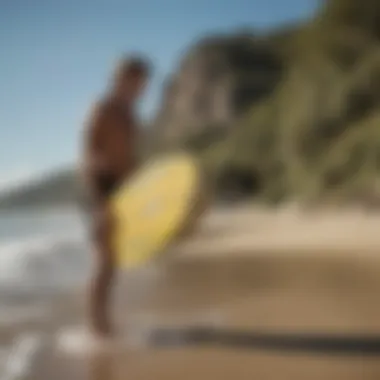 A well-maintained Victoria skimboard ready for use